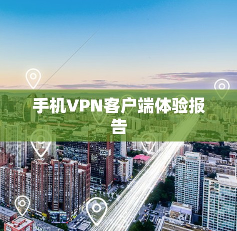 手机VPN客户端体验报告