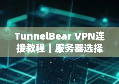 TunnelBear VPN连接教程｜服务器选择方法