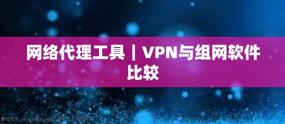 网络代理工具｜VPN与组网软件比较